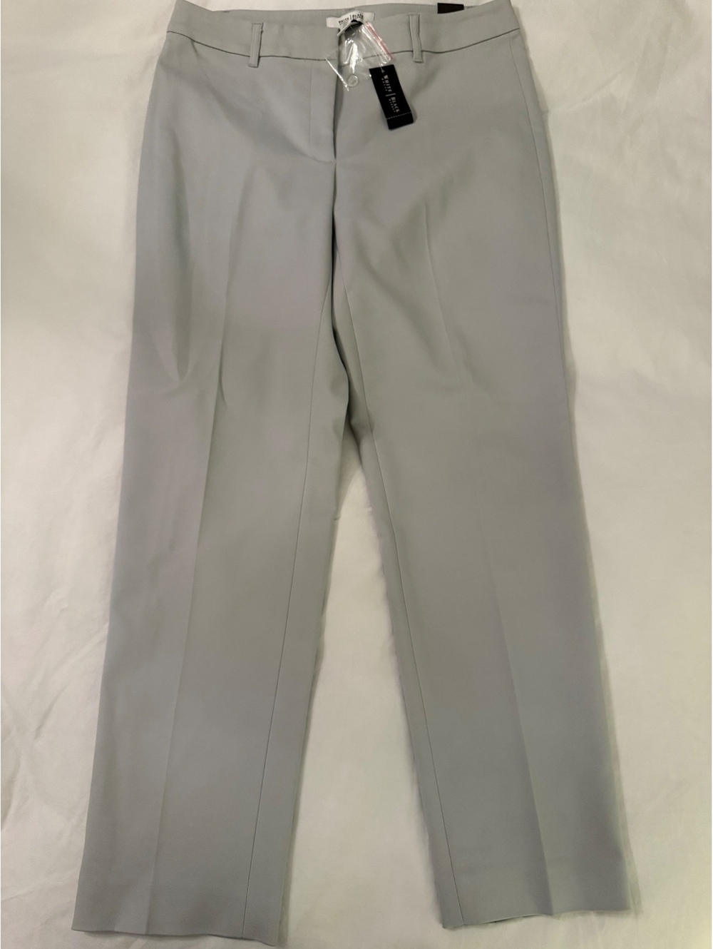 White House Black Market The Slim Ankle Pants Moonlight Gray Size 8 NWT